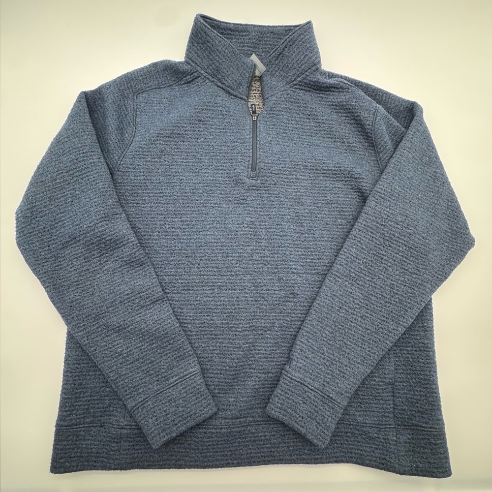 VRST Pull-Over Quarter Zip Navy Size Large